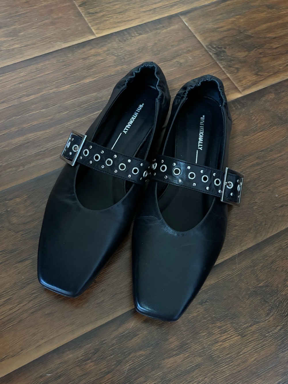 Intentionally blank Mary Jane flats